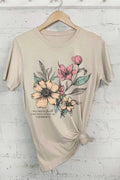 I Will Walk Faith Floral Graphic - Adult & Kids T-Shirts, Sweatshirts & Hoodies apparel design preview 1