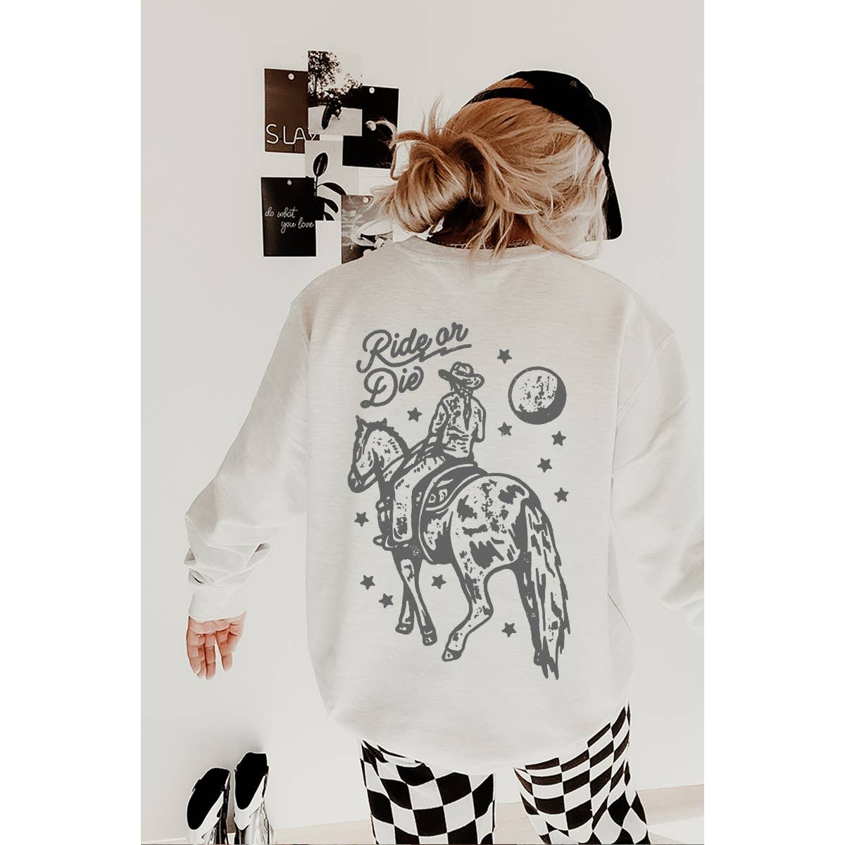 Ride or Die Vintage Graphic - Adult & Kids T-Shirts, Sweatshirts & Hoodies apparel design preview 1