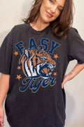 Unisex Oversize Easy Tiger Graphic Print Top - Adult & Kids T-Shirts, Sweatshirts & Hoodies apparel design preview 1