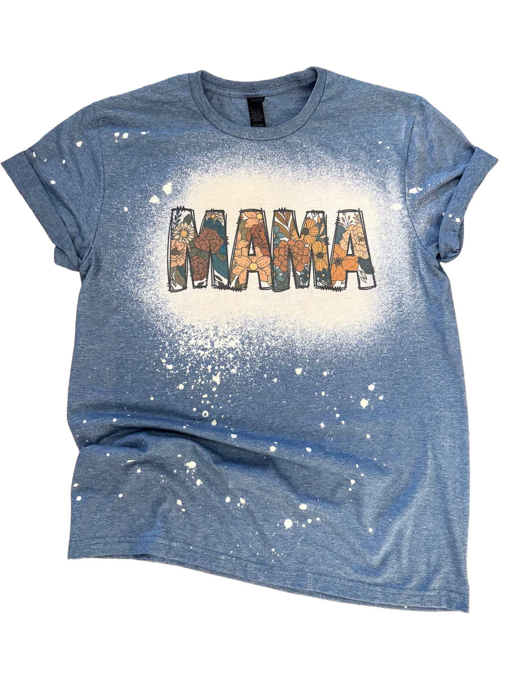 Mama Floral Bleached - Adult & Kids T-Shirts, Sweatshirts & Hoodies apparel design preview 1