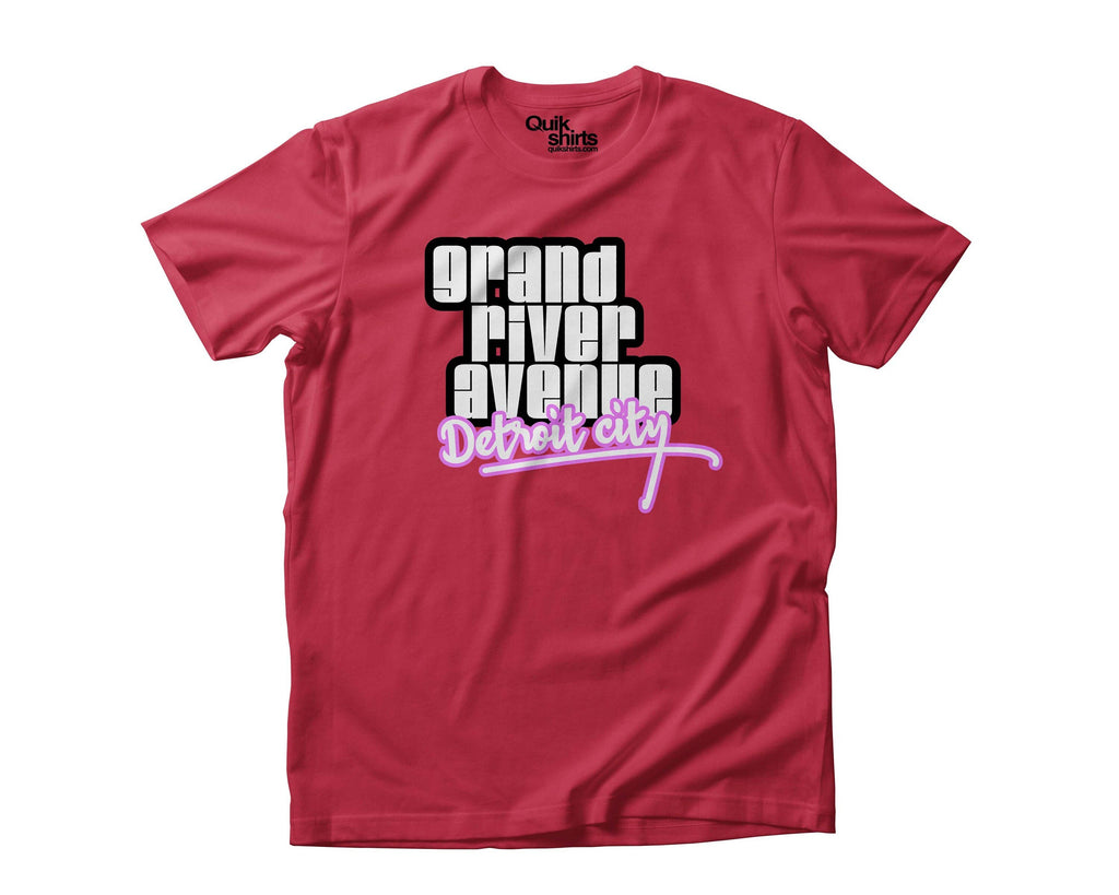 Grand River Avenue Detroit City Premium Custom - Adult & Kids T-Shirts, Sweatshirts & Hoodies apparel design preview 1