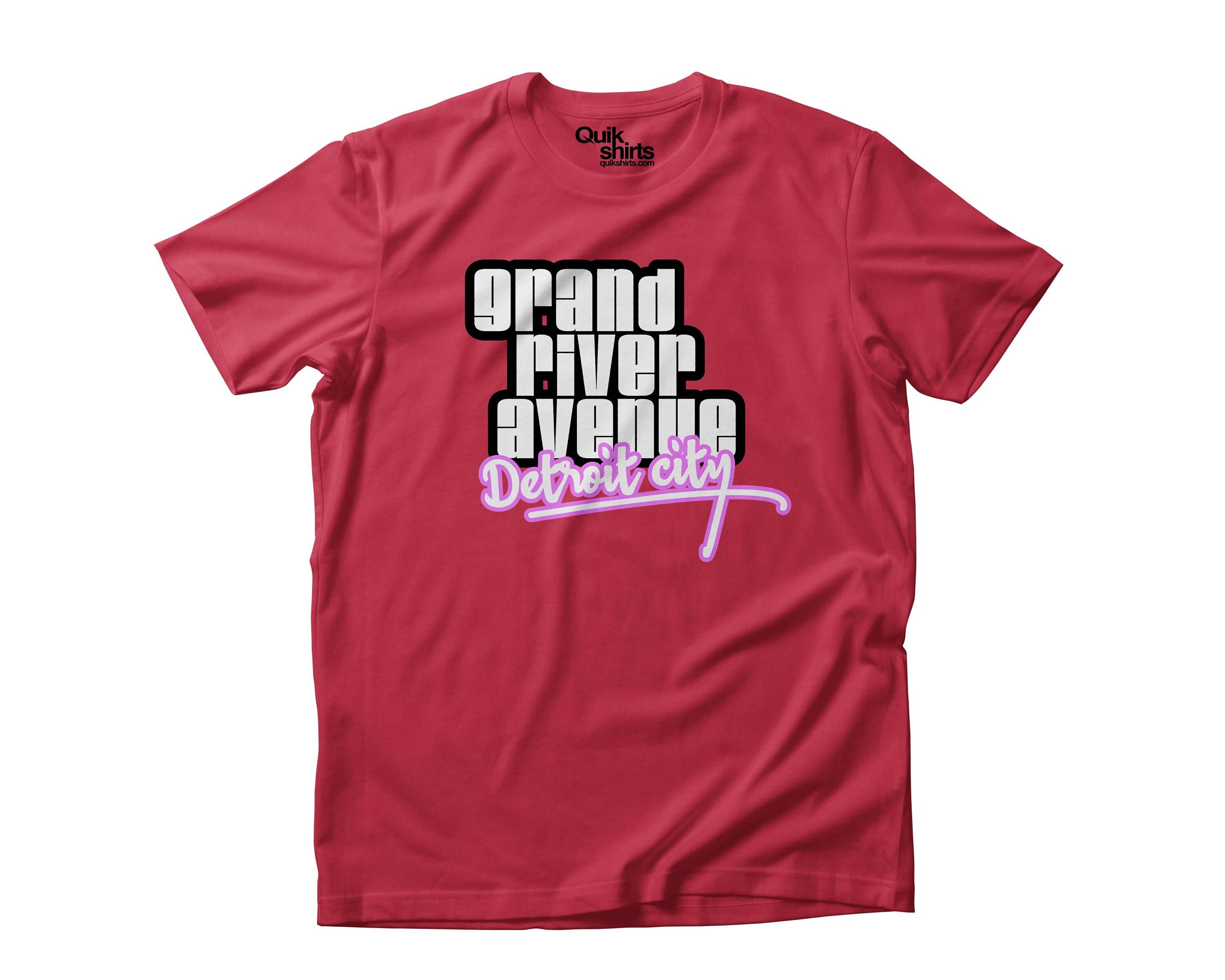 Grand River Avenue Detroit City Premium Custom - Adult & Kids T-Shirts, Sweatshirts & Hoodies apparel design preview 1