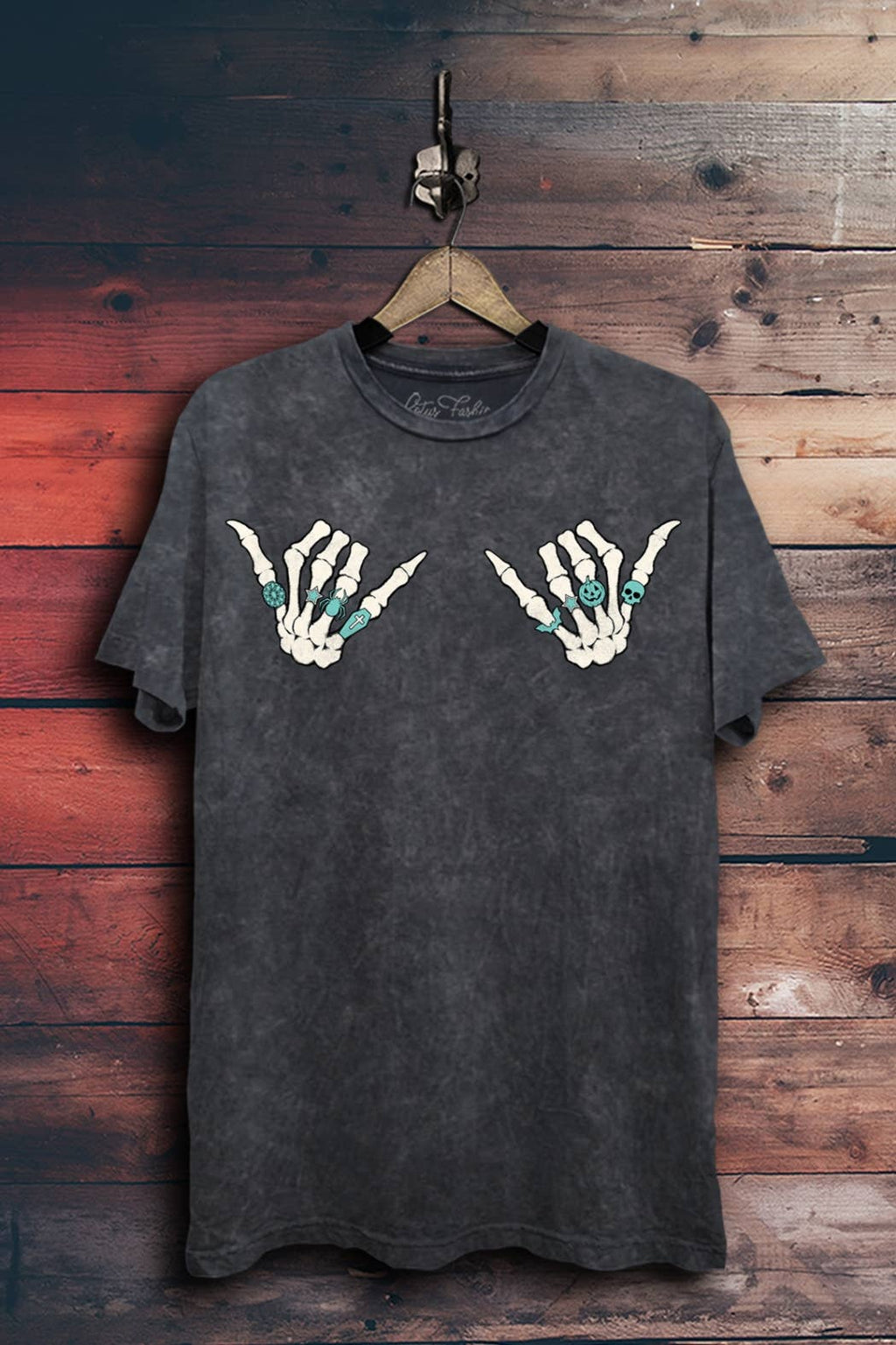 Halloween Skeleton Hands Graphic Top - Adult & Kids T-Shirts, Sweatshirts & Hoodies apparel design preview 1