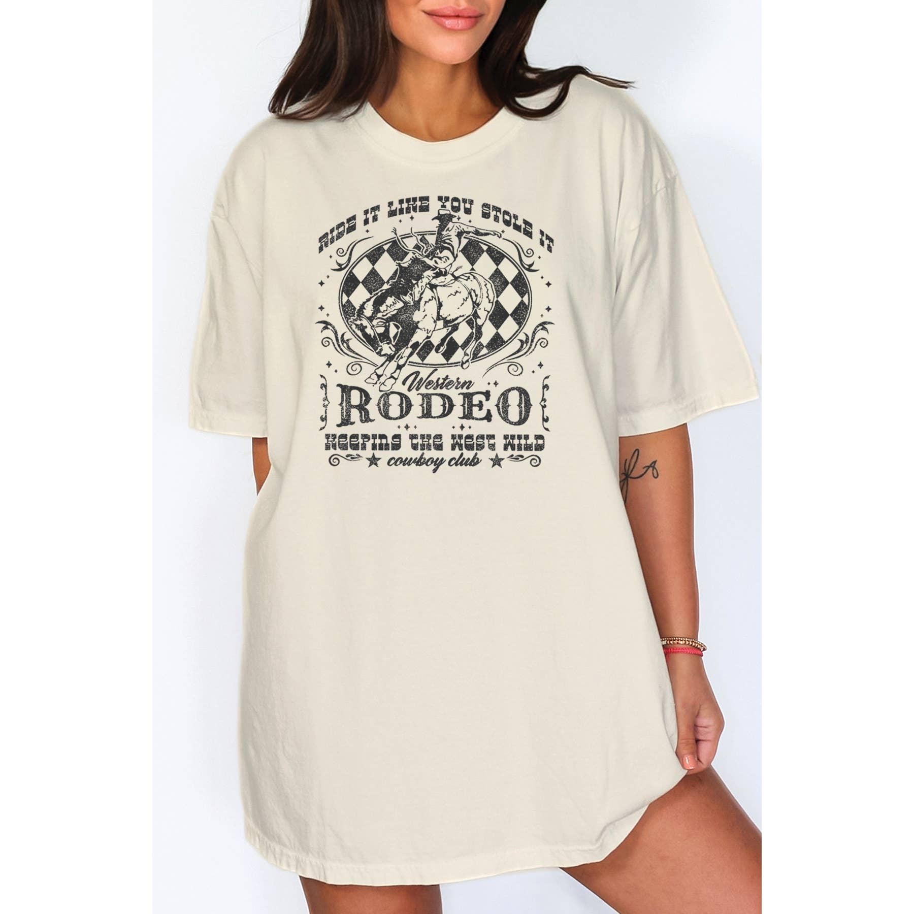 Unisex Oversized Western Rodeo - Adult & Kids T-Shirts, Sweatshirts & Hoodies apparel design preview 1