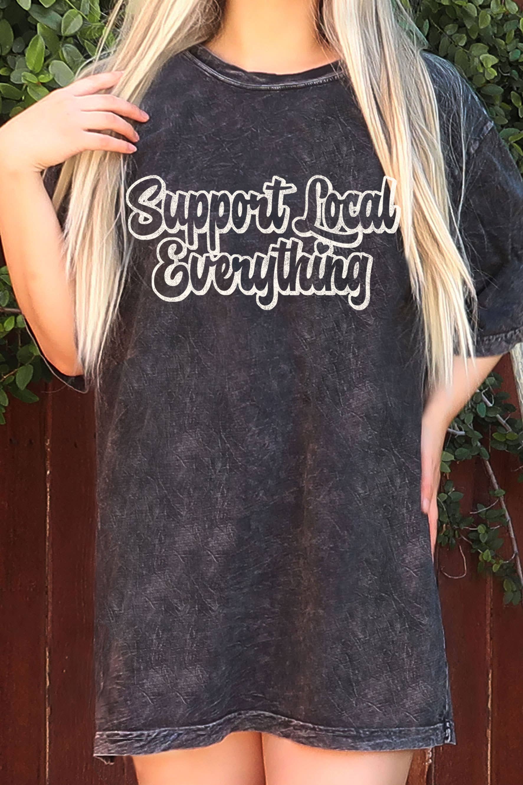 Support Local Oversize Mineral Graphic - Adult & Kids T-Shirts, Sweatshirts & Hoodies apparel design preview 1