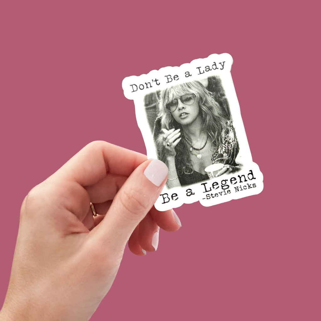 Don't Be A Lady Sticker - Adult & Kids T-Shirts, Sweatshirts & Hoodies apparel design preview 1