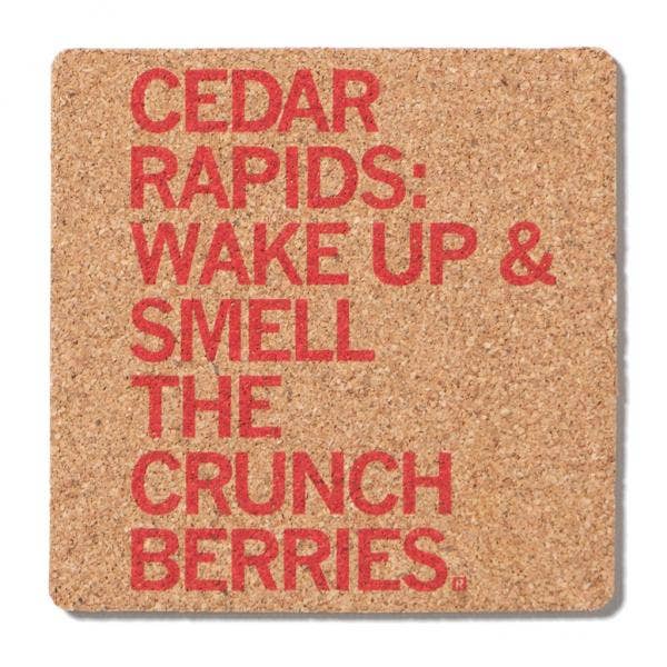 Smell the Crunchberries Cork Coaster - Adult & Kids T-Shirts, Sweatshirts & Hoodies apparel design preview 1