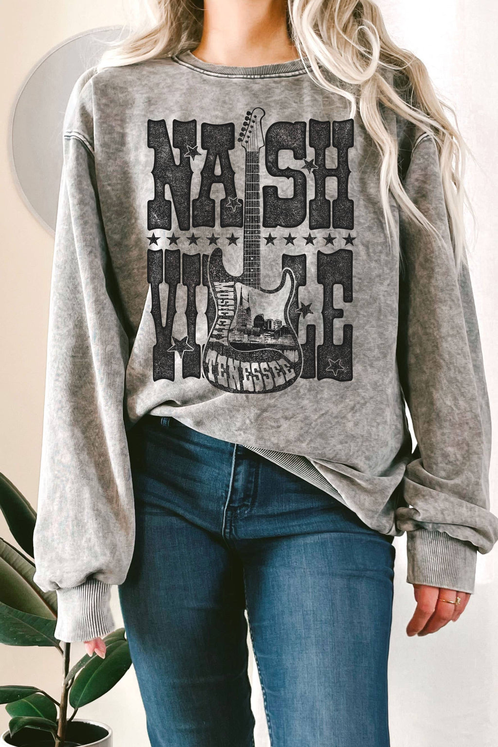 Nashville Guitar Nighmineral Graphic Terry - Adult & Kids T-Shirts, Sweatshirts & Hoodies apparel design preview 1