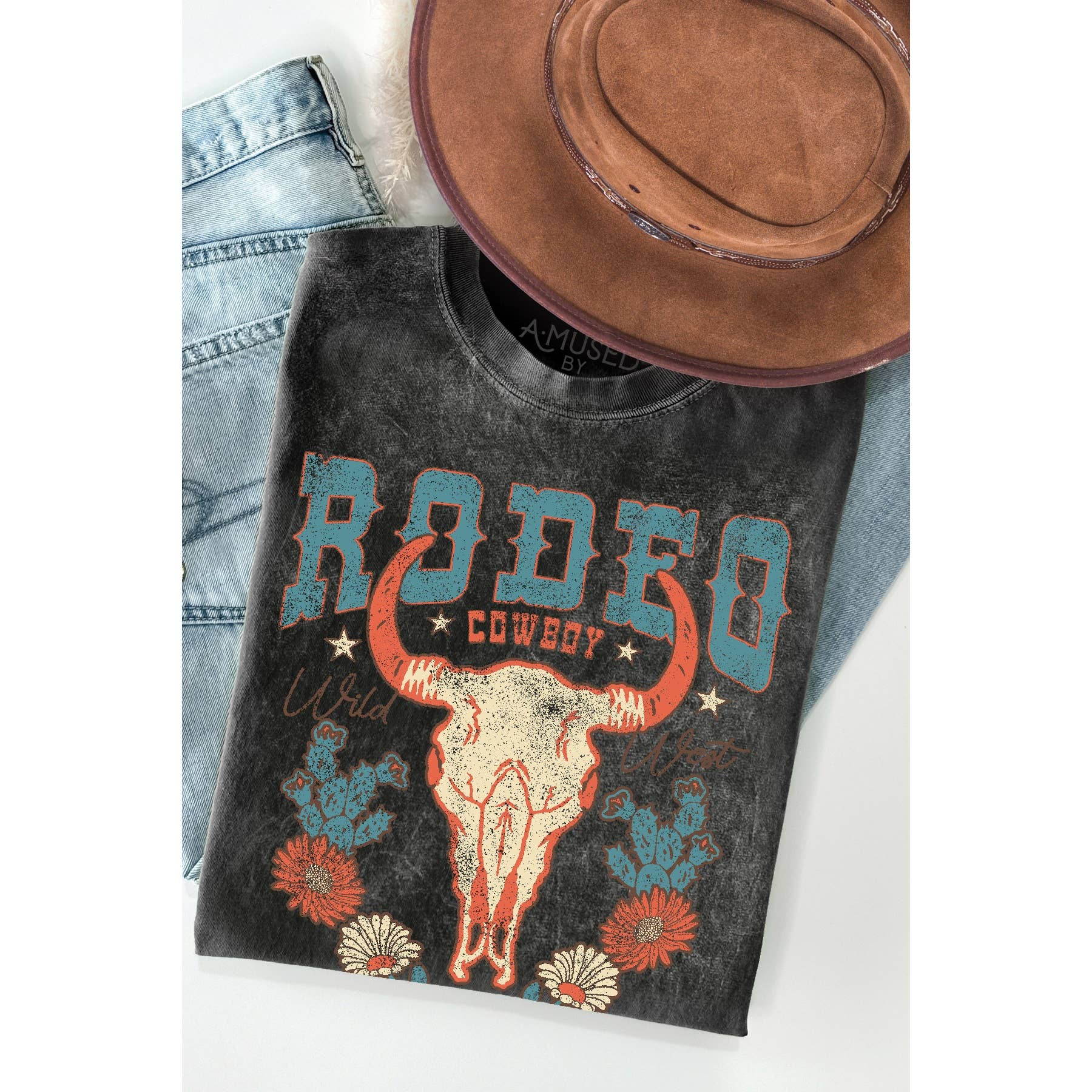 Rodeo Mineral Wash - Adult & Kids T-Shirts, Sweatshirts & Hoodies apparel design preview 1