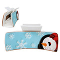 Snowman Snowflake Print Leather Hair Claw - Adult & Kids T-Shirts, Sweatshirts & Hoodies apparel design preview 1