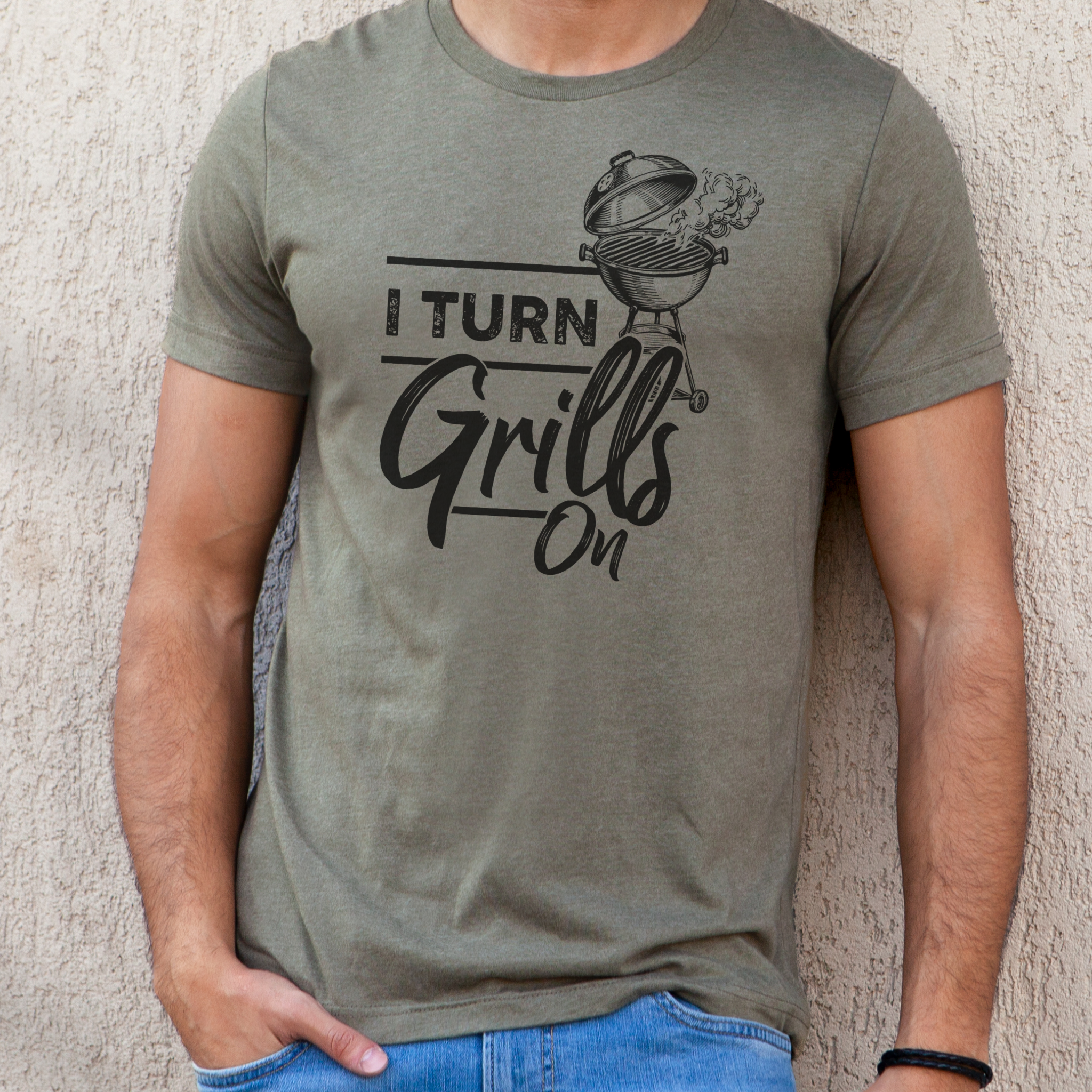 I Turn Grills On - Adult & Kids T-Shirts, Sweatshirts & Hoodies apparel design preview 1