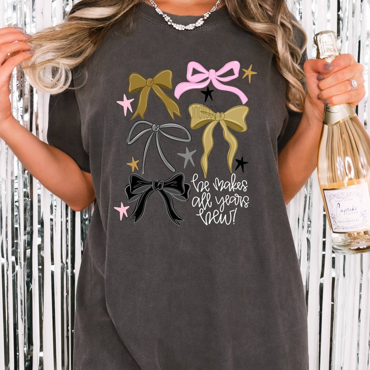 He Makes All Things New Nye Bows - Adult & Kids T-Shirts, Sweatshirts & Hoodies apparel design preview 1