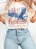 America Land of the Free Home Brave Graphic - Adult & Kids T-Shirts, Sweatshirts & Hoodies apparel design preview 1