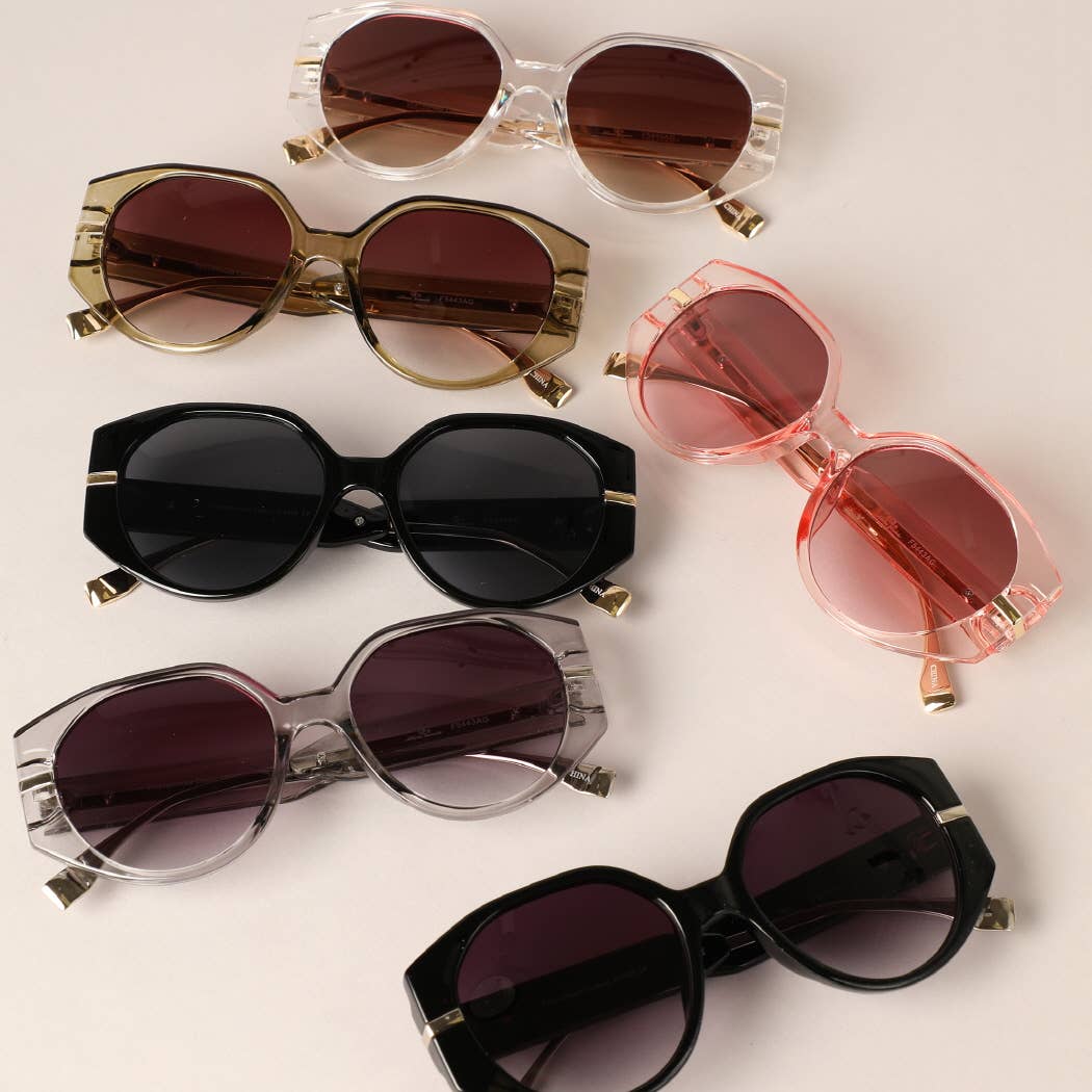 Women's Bold Clear Round Frame Sunglasses - Adult & Kids T-Shirts, Sweatshirts & Hoodies apparel design preview 1