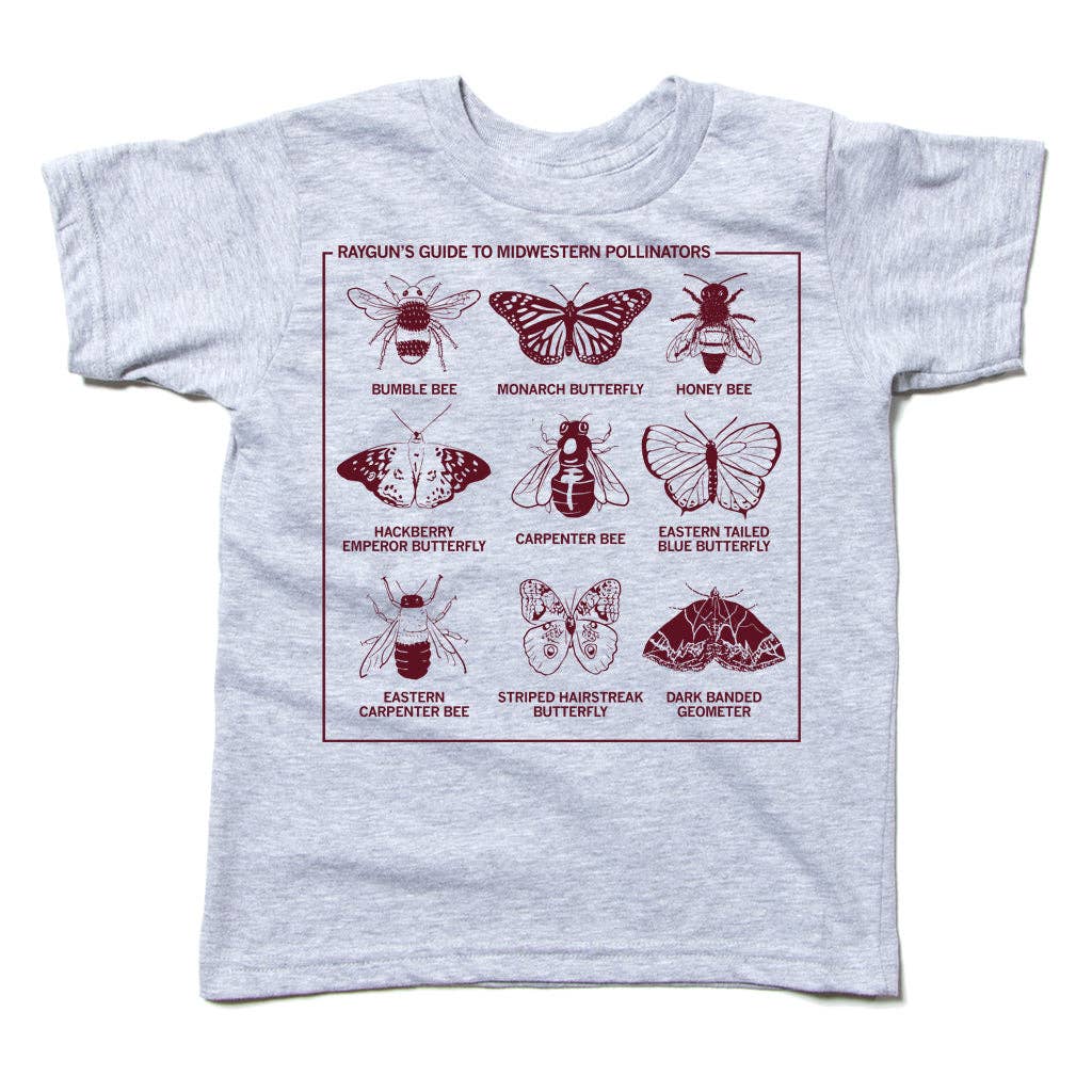 Midwestern Pollinators Kids - Adult & Kids T-Shirts, Sweatshirts & Hoodies apparel design preview 1