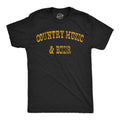Country Music and Beer Men's - Adult & Kids T-Shirts, Sweatshirts & Hoodies apparel design preview 1