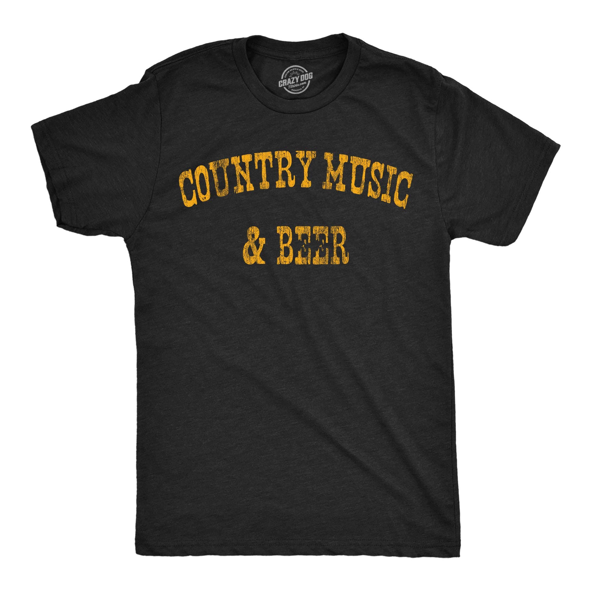Country Music and Beer Men's - Adult & Kids T-Shirts, Sweatshirts & Hoodies apparel design preview 1