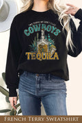 Cowboy Tequila Graphix Terry - Adult & Kids T-Shirts, Sweatshirts & Hoodies apparel design preview 1