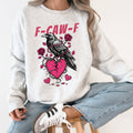 F-Caw-F, Funny, Valentine's Day, Crow - Adult & Kids T-Shirts, Sweatshirts & Hoodies apparel design preview 1
