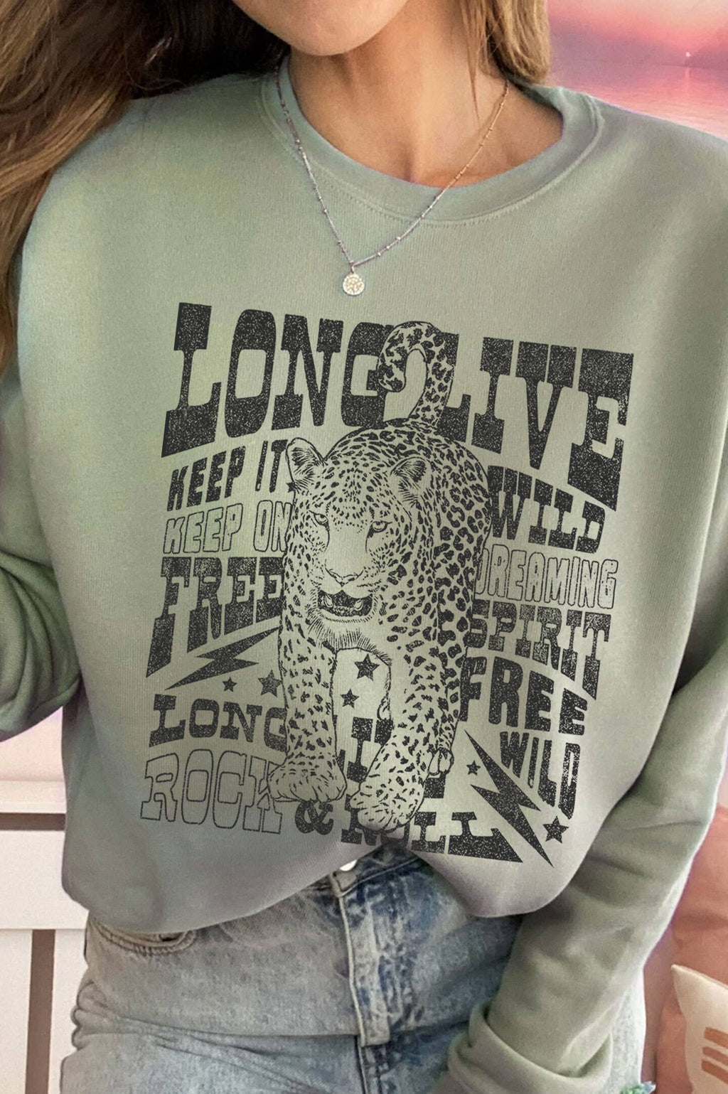 Long Live Keep It Wild Graphic Brushed - Adult & Kids T-Shirts, Sweatshirts & Hoodies apparel design preview 1