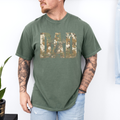 Fathers Day: Hunting Dad On Moss Comfort Colors - Adult & Kids T-Shirts, Sweatshirts & Hoodies apparel design preview 1