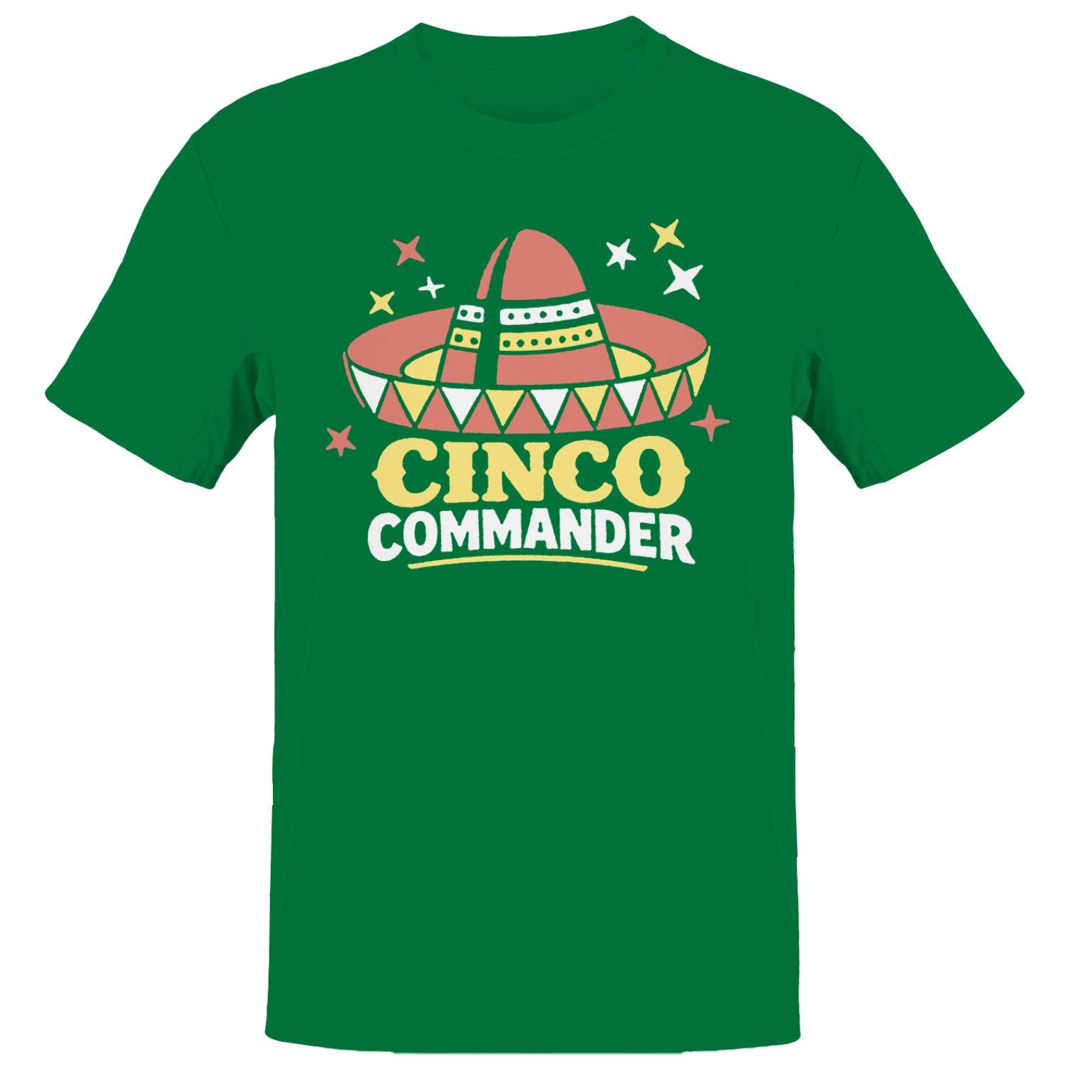 Cinco Sombrero Fiesta Commander Men's - Adult & Kids T-Shirts, Sweatshirts & Hoodies apparel design preview 1