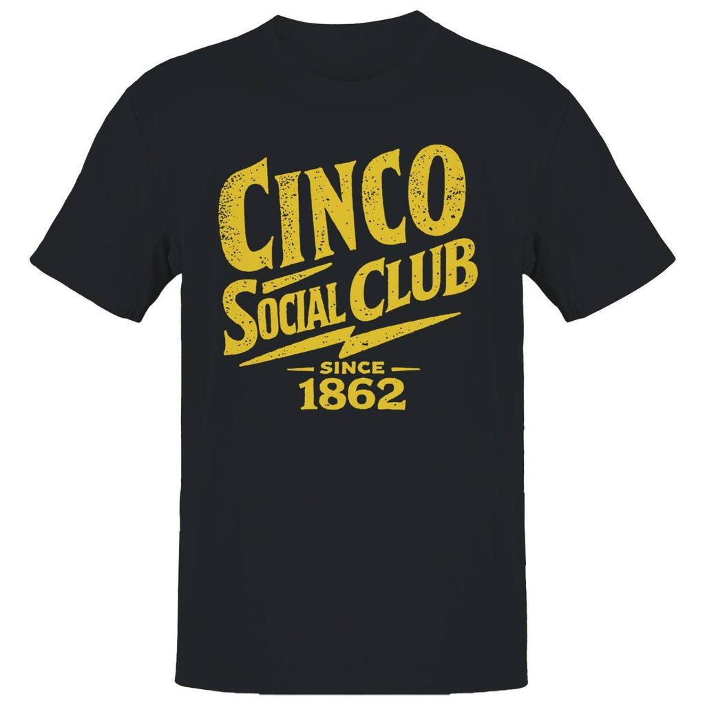 Retro Cinco Social Club 1862 Men's - Adult & Kids T-Shirts, Sweatshirts & Hoodies apparel design preview 1