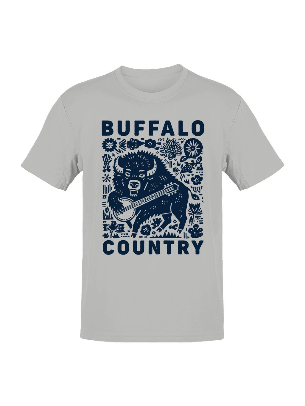 Buffalo Country Banjo Art Men's - Adult & Kids T-Shirts, Sweatshirts & Hoodies apparel design preview 1