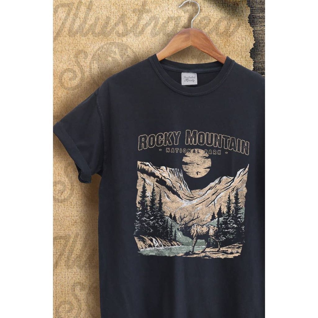 Rocky Mountain Vintage Graphic - Adult & Kids T-Shirts, Sweatshirts & Hoodies apparel design preview 1