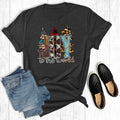 Western Joy To the World - Adult & Kids T-Shirts, Sweatshirts & Hoodies apparel design preview 1