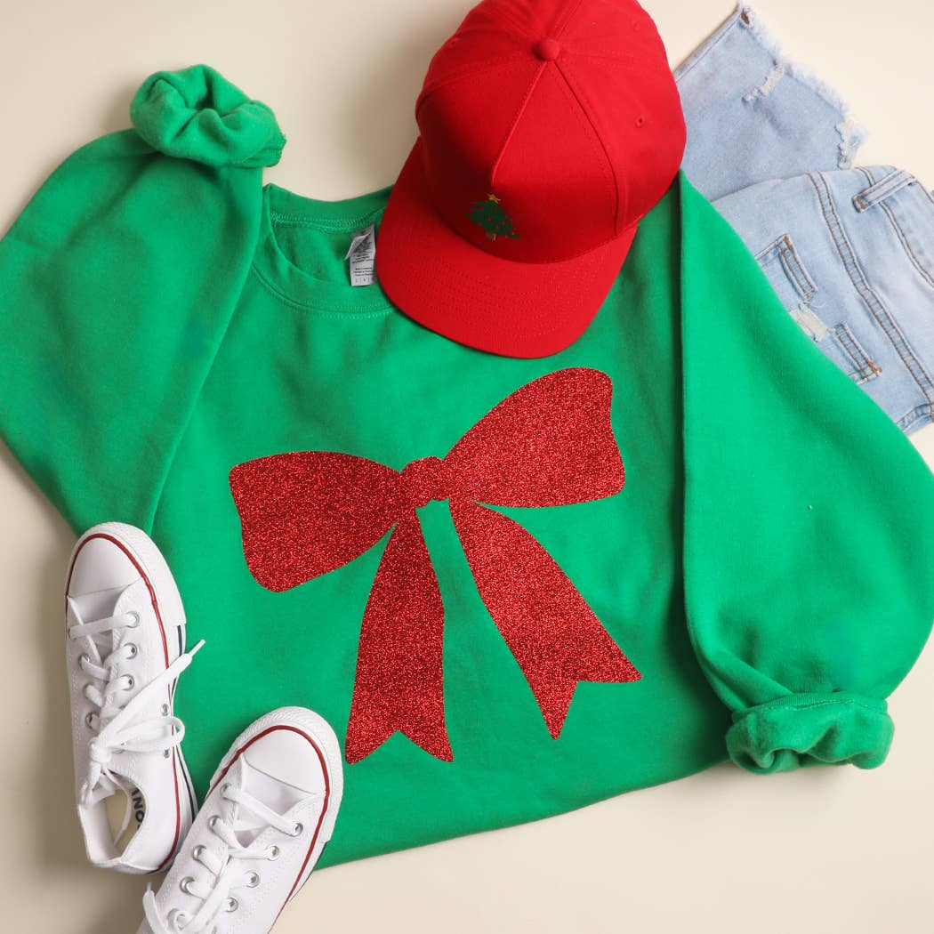 Large Glitter Ribbon Heavyweight Fleece - Adult & Kids T-Shirts, Sweatshirts & Hoodies apparel design preview 1