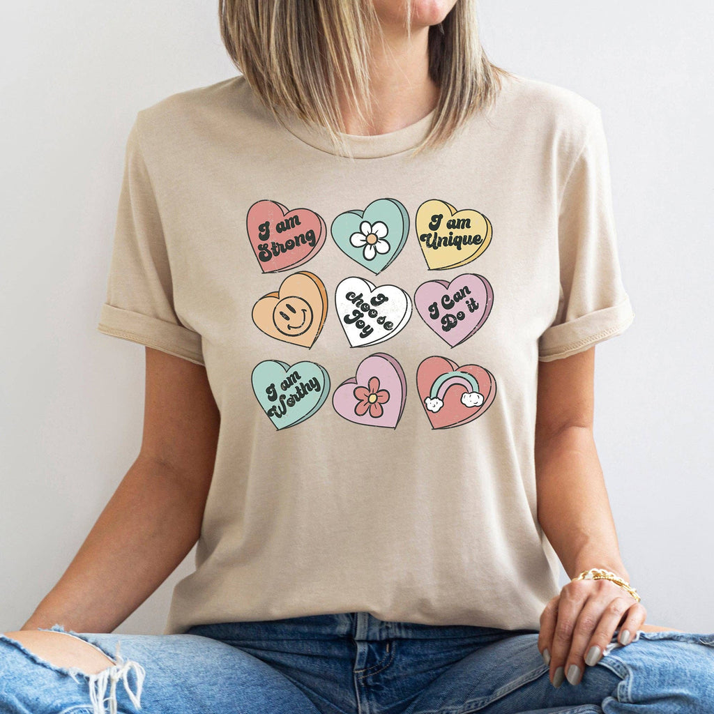Valentine's Sweet Hearts, Candy, Super Soft Day - Adult & Kids T-Shirts, Sweatshirts & Hoodies apparel design preview 1