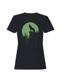 Moonlit Howling Wolf Silhouette Women's - Adult & Kids T-Shirts, Sweatshirts & Hoodies apparel design preview 1