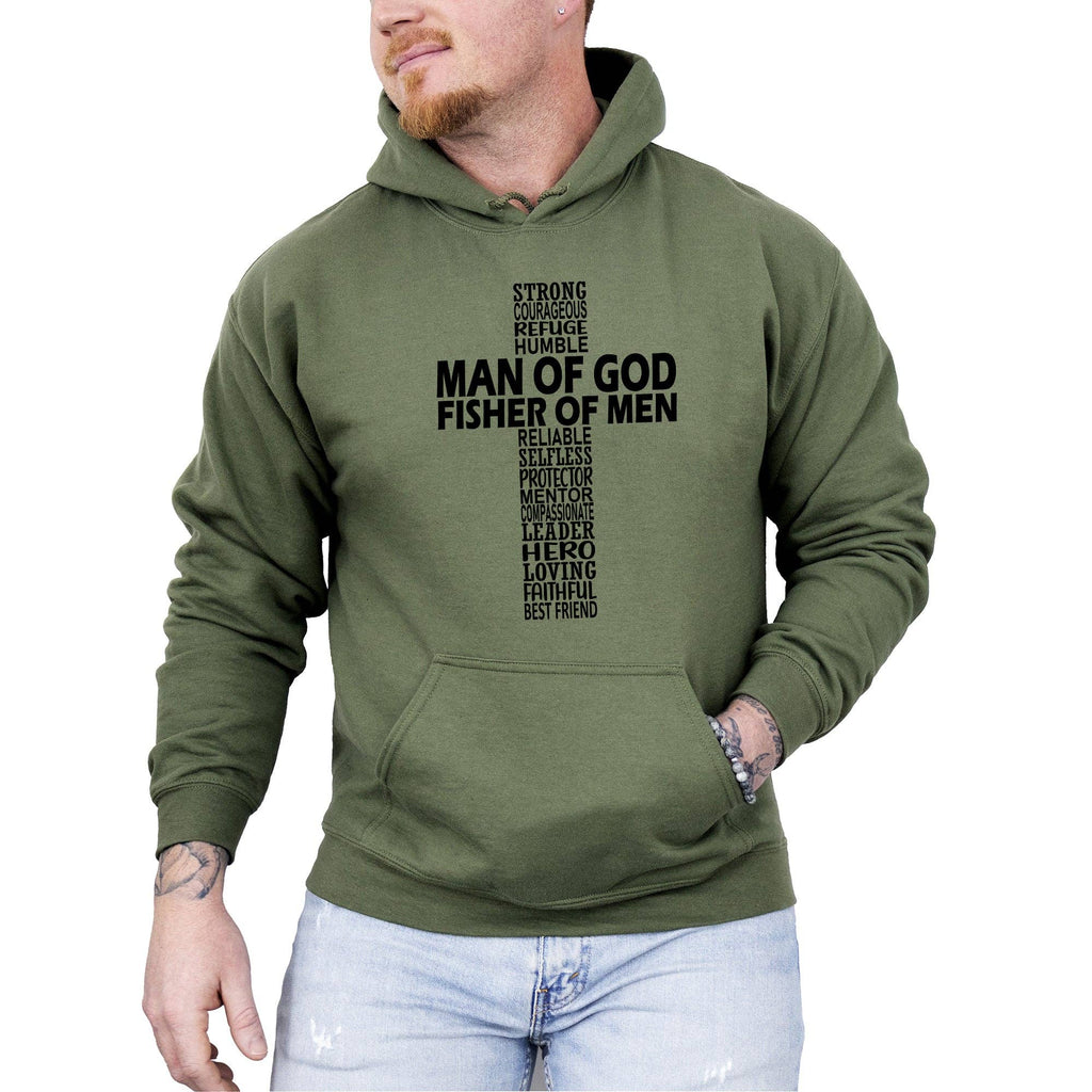 Man of God, Fisher Men, Jesus, Christian, Faith - Adult & Kids T-Shirts, Sweatshirts & Hoodies apparel design preview 1