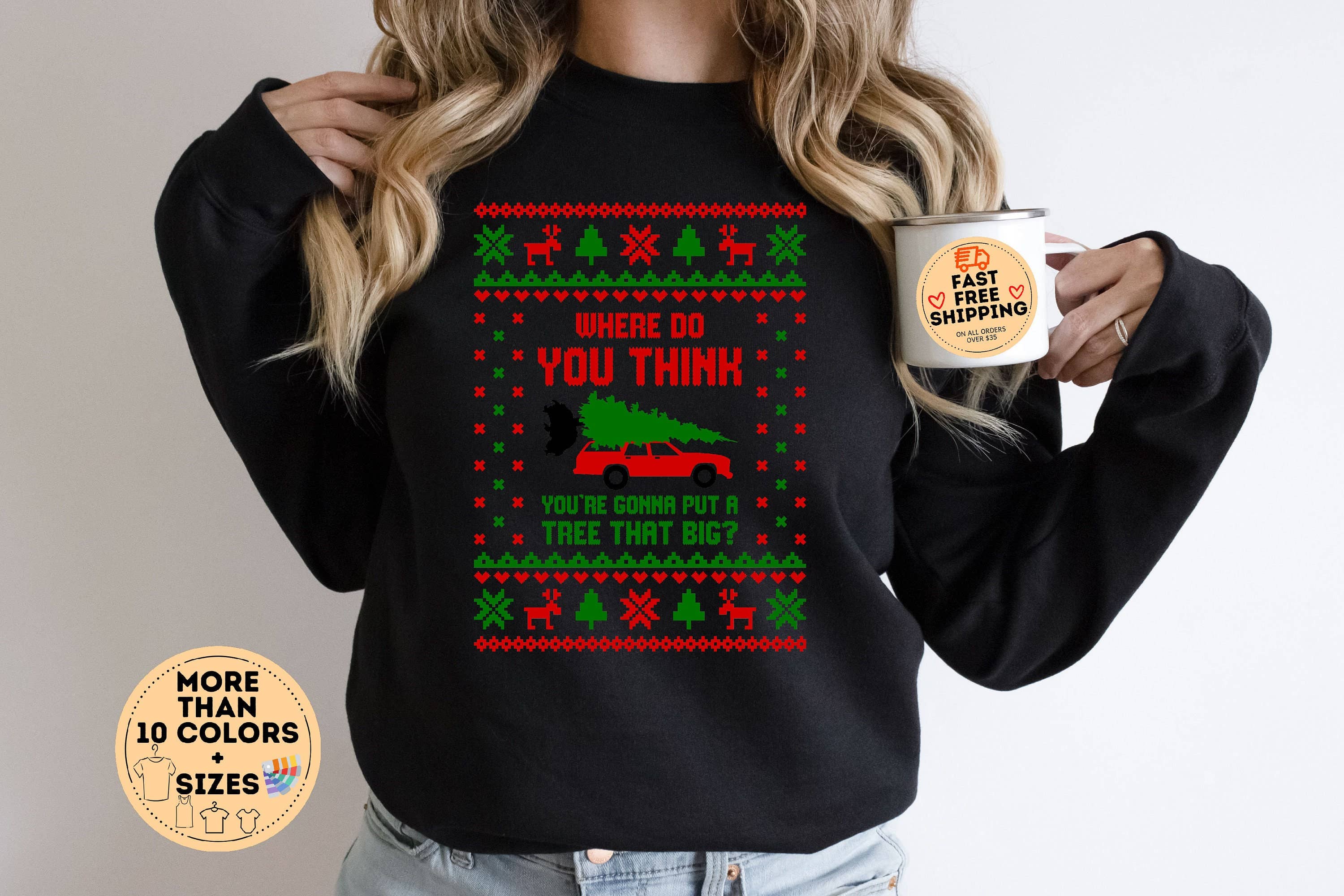 Hey Griswold Bend Over Funny Christmas Vacation - Adult & Kids T-Shirts, Sweatshirts & Hoodies apparel design preview 1