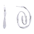 14K Gold-Dipped Tangled Hoop Post Earrings - Adult & Kids T-Shirts, Sweatshirts & Hoodies apparel design preview 1