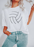 Chic Volleyball Lover Bk Sports - Adult & Kids T-Shirts, Sweatshirts & Hoodies apparel design preview 1