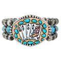 Ace Card Boots Print 3 Layered Beaded Bracelet - Adult & Kids T-Shirts, Sweatshirts & Hoodies apparel design preview 1