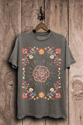 Rose Floral Graphic Top - Adult & Kids T-Shirts, Sweatshirts & Hoodies apparel design preview 1