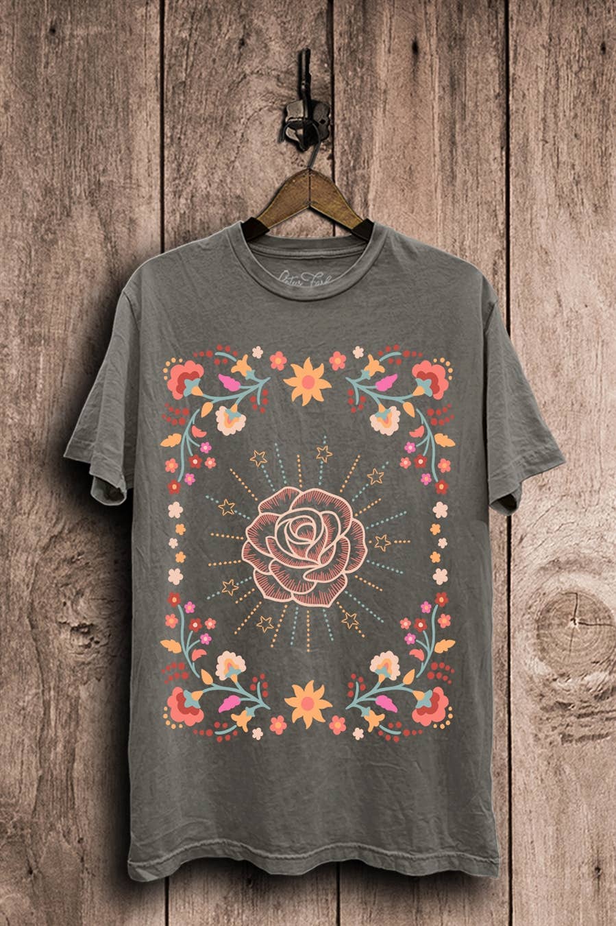 Rose Floral Graphic Top - Adult & Kids T-Shirts, Sweatshirts & Hoodies apparel design preview 1