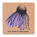 Pale Purple Coneflower Cork Coaster - Adult & Kids T-Shirts, Sweatshirts & Hoodies apparel design preview 1
