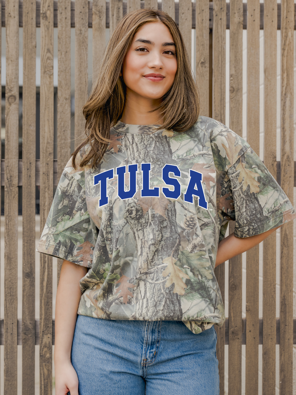 University of Tulsa Tu Hurricane Filled Gault Camo - Adult & Kids T-Shirts, Sweatshirts & Hoodies apparel design preview 1