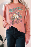 Wild Horse Cowgirl Ranch Rodeo Graphic Terry - Adult & Kids T-Shirts, Sweatshirts & Hoodies apparel design preview 1
