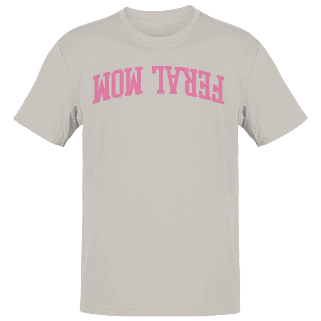 Real Mom Wow Pink Text Men's - Adult & Kids T-Shirts, Sweatshirts & Hoodies apparel design preview 1