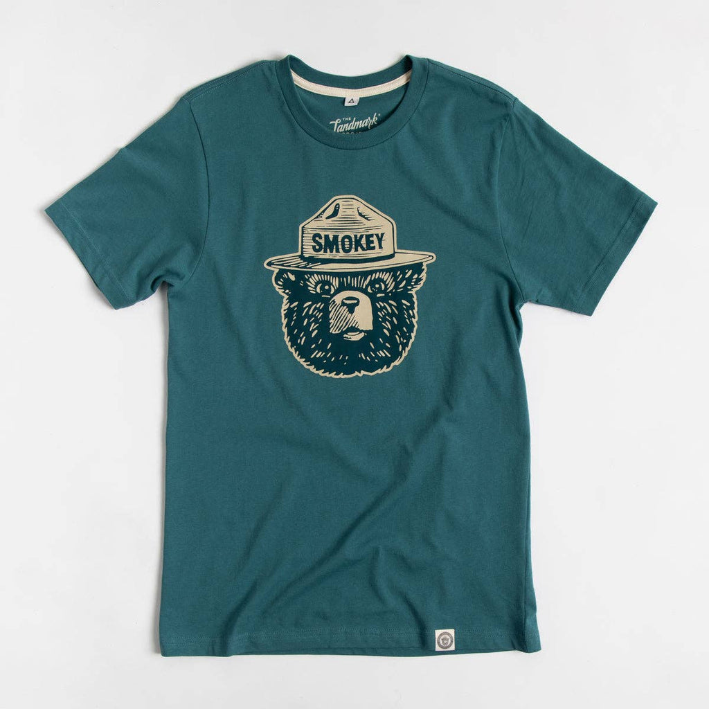 Smokey Bear Logo Unisex Short Sleeve - Adult & Kids T-Shirts, Sweatshirts & Hoodies apparel design preview 1