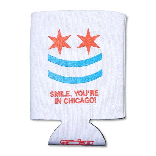 Smile, You're in Chicago Can Cooler - Adult & Kids T-Shirts, Sweatshirts & Hoodies apparel design preview 1