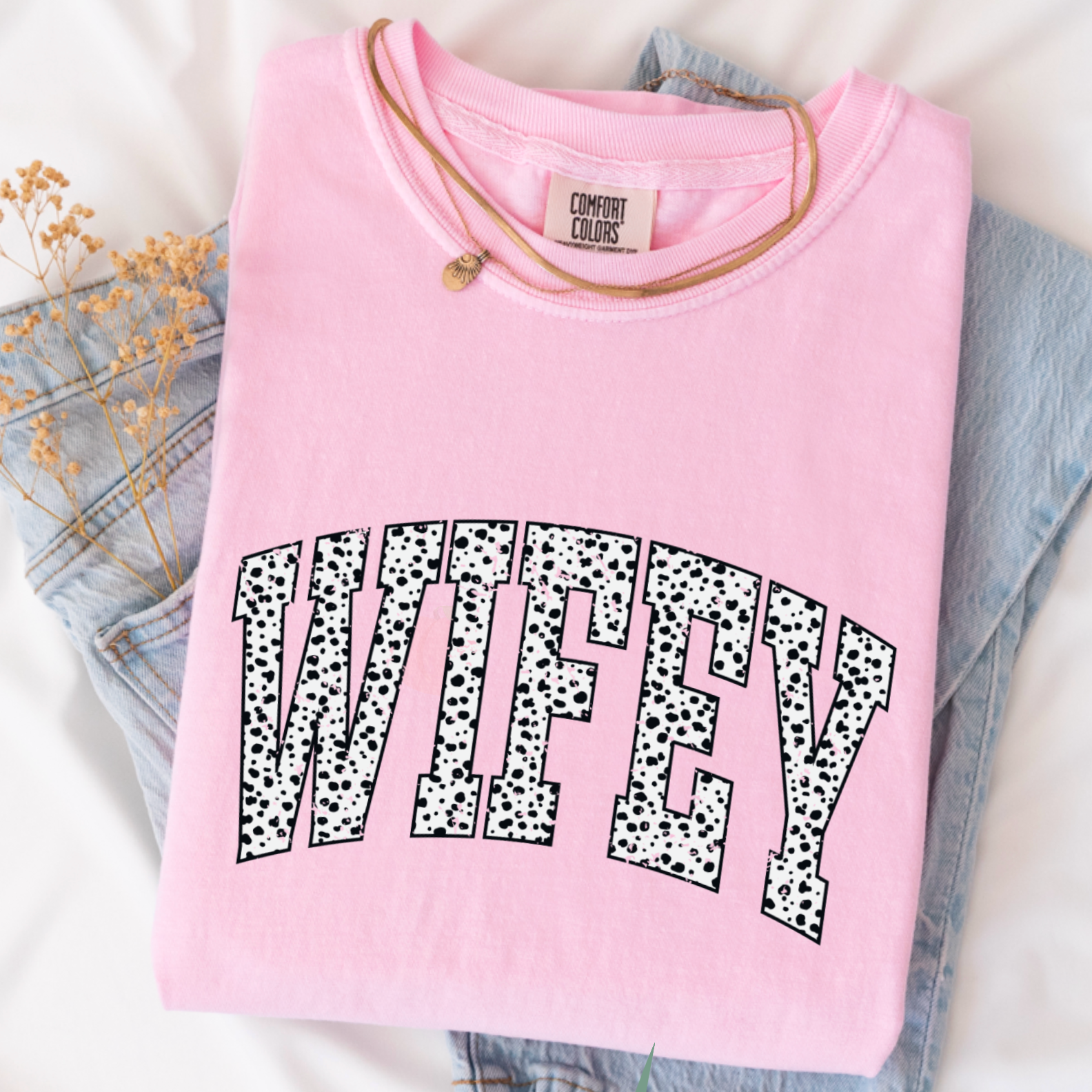 Women'S Graphic Wifey Preppy Bride - Adult & Kids T-Shirts, Sweatshirts & Hoodies apparel design preview 1