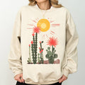 Desert Cactus, Sun Succulent, Western, Plants, - Adult & Kids T-Shirts, Sweatshirts & Hoodies apparel design preview 1