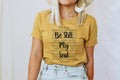 Be Still My Soul Hymn Black Ink - Adult & Kids T-Shirts, Sweatshirts & Hoodies apparel design preview 1