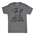 I Like Em with Long Legs and Big Racks Men's - Adult & Kids T-Shirts, Sweatshirts & Hoodies apparel design preview 1